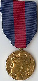 130px Medaille des Services Militaires Volontaires Bronze